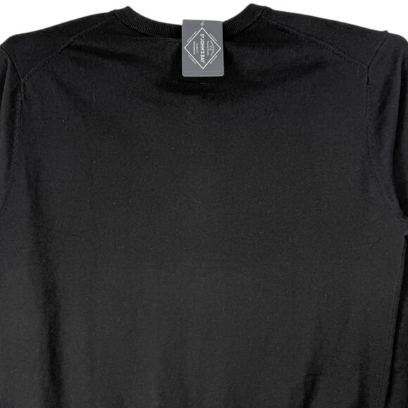 St. Johns Bay Men's Pullover Super Soft Black V-Neck Sweater Size Large NWT - Picture 4 of 10